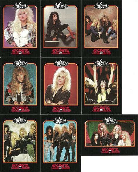 Vixen Mega Metal Cards Set