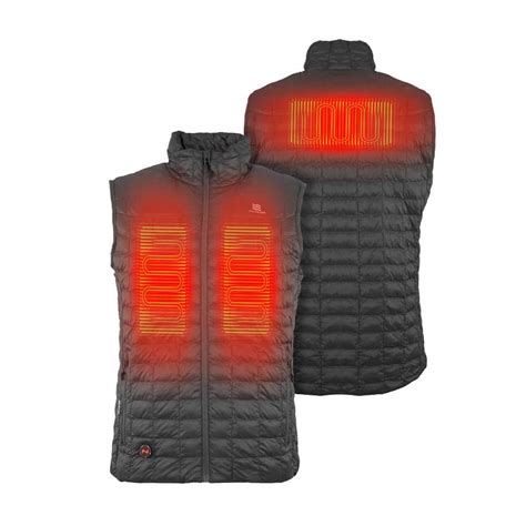 MOBILE WARMING Men S Extra Large Black Backcountry Heated Vest With 1