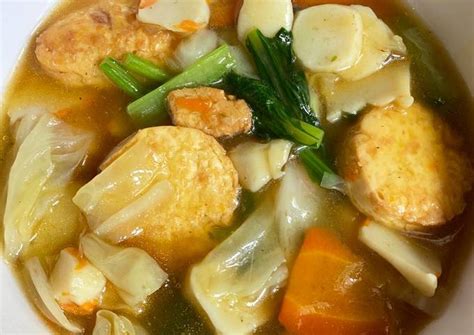 Resep Sapo Tahu Seafood (Vegetarian) oleh veralicious - Cookpad