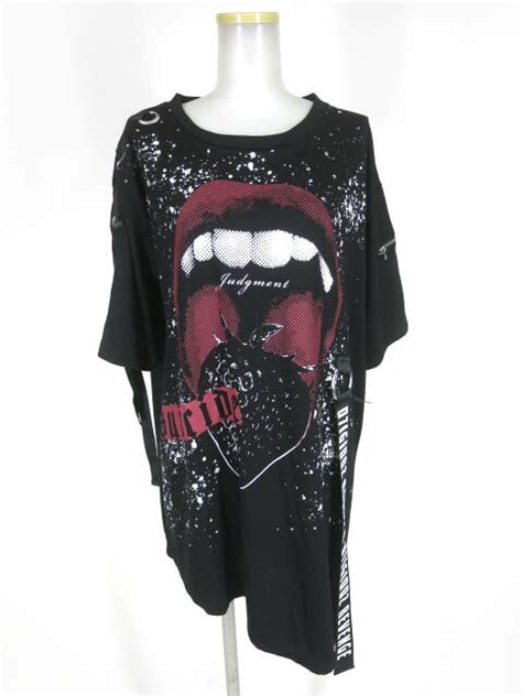 楽天市場中古 SEX POT SUICIDE LACE UP SLEEVE ASYMMETRYデザインカットソー セックスポット B Tokyo Alice 楽天市場店