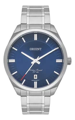 Reloj Orient Para Hombre Todo De Acero Inoxidable Calendario Y Correa