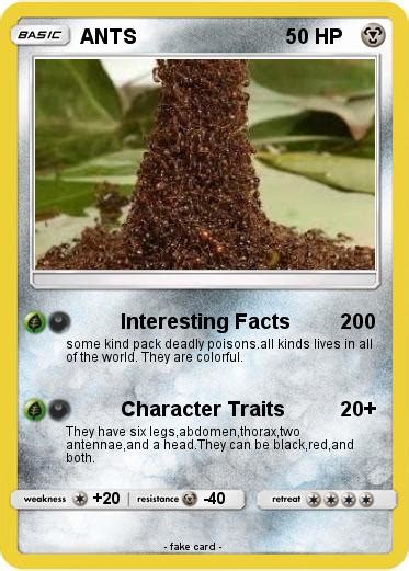 Pokémon Ants Interesting Facts My Pokemon Card