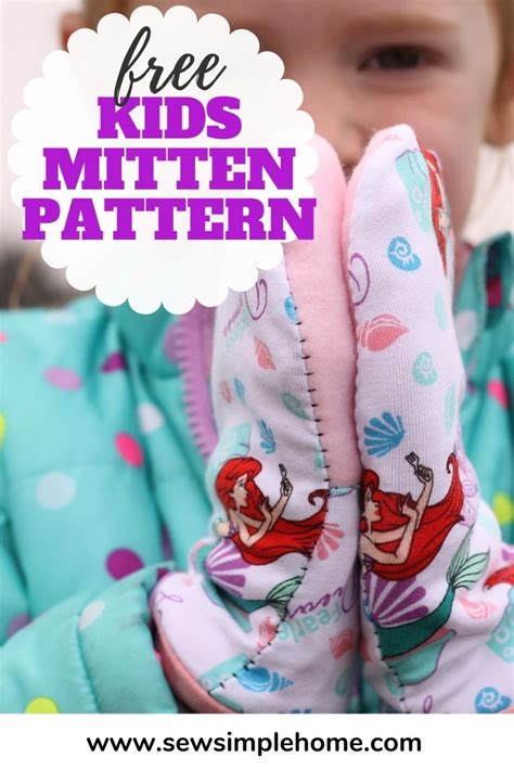 Easy Kids Mittens - Free Pattern | Sew Simple Home