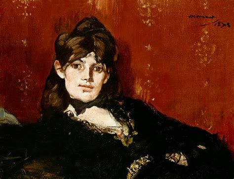 Edouard manet portrait de berthe morisot étendue M Marmottan avec