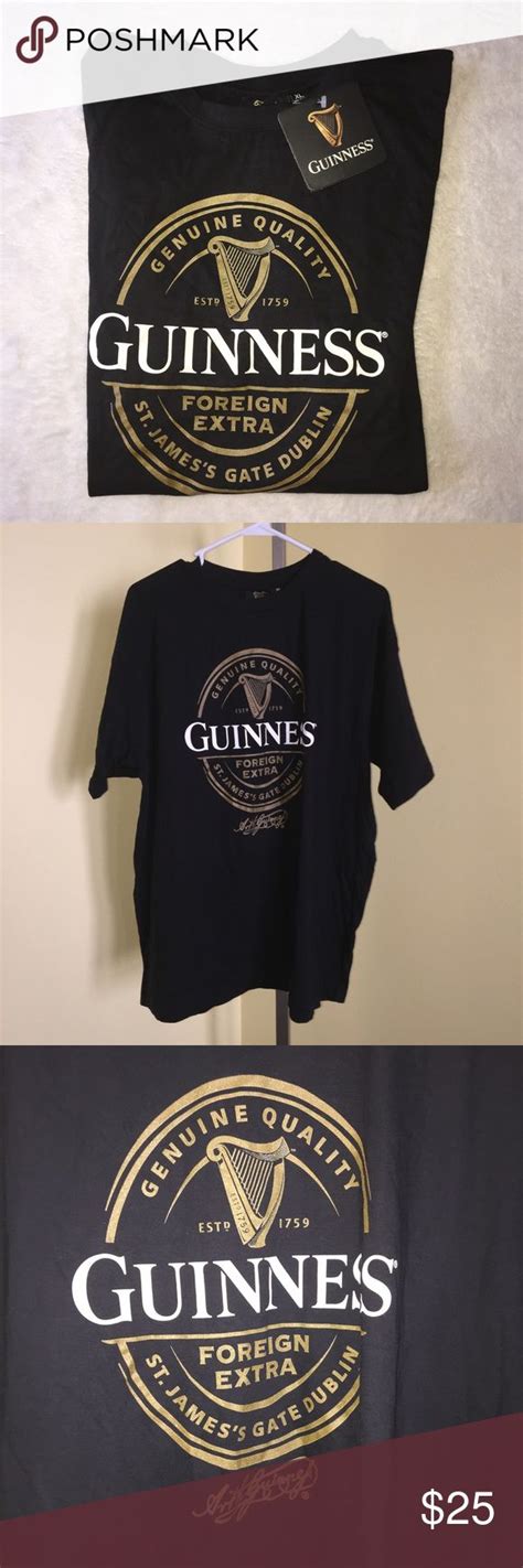 Guinness Tee Shirt This Is A Mens Guinness Tee Shirt Size Xl The