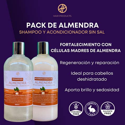 Shampoo Sin Sal De Almendra Hair Products