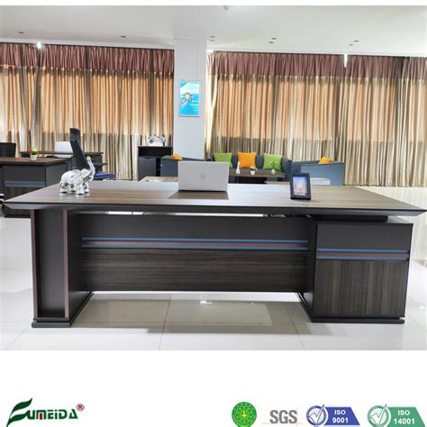 L Shape Mdf Modern Manager Simple Office Wood Furniture Excutive