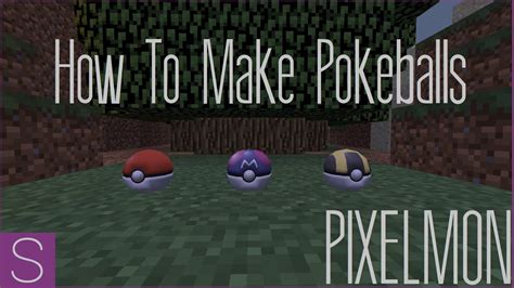 How To Make A Pokeball In Pixelmon