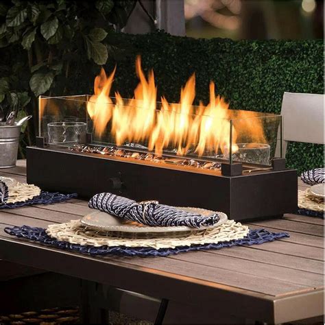 Tabletop Gas Fire Pit Patio Table Top Propane