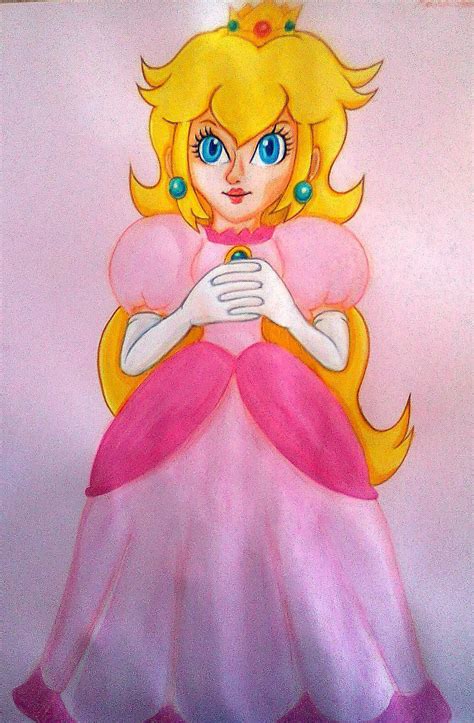 Re Draw Princess Peach By Mel Sky On Deviantart