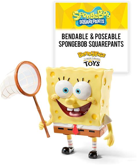 Bendyfigs The Noble Collection Spongebob Squarepants Spongebob Noble Toys 16 Cm Bendable