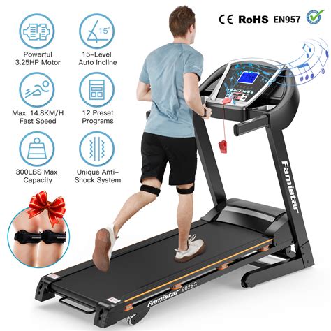 Famistar 3 25hp Folding Electric Treadmill Vipon