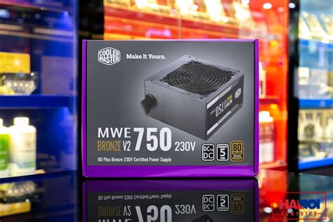 Nguồn máy tính Cooler Master MWE V2 230V 750 750W Plus Bronze