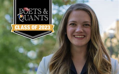 Poets Quants Meet The MBA Class Of 2023 Annie Crider Notre Dame