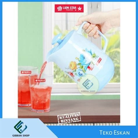 Jual TEKO ESKAN THERMO WATER JUG PLASTIK LION STAR 1 3 2 1 Liter LION