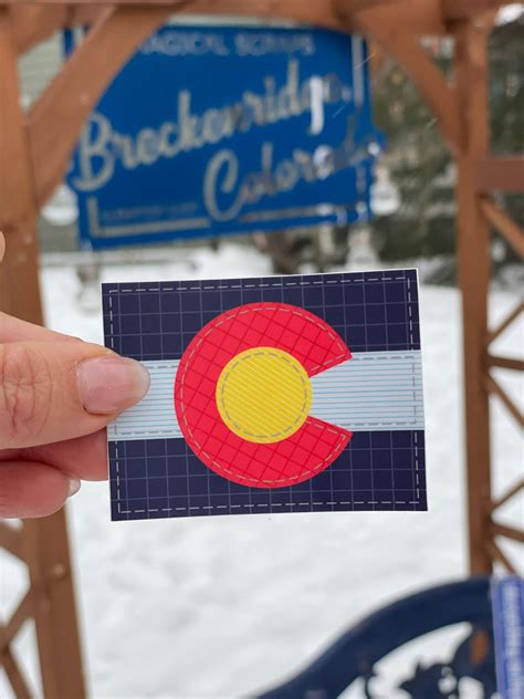 Custom Colorado Flag Sticker - Etsy