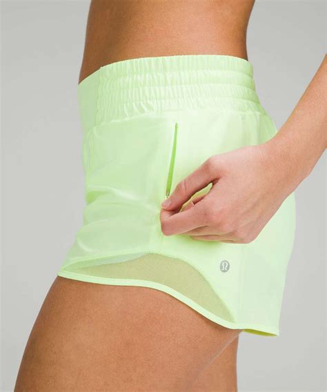 Lululemon Hotty Hot High Rise Lined Short Faded Zap Lulu Fanatics