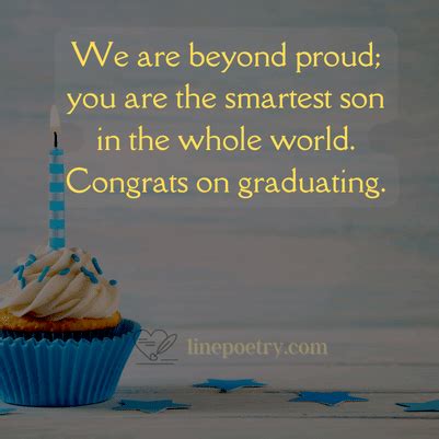 60+ Graduation Wishes & Messages To Son - Linepoetry