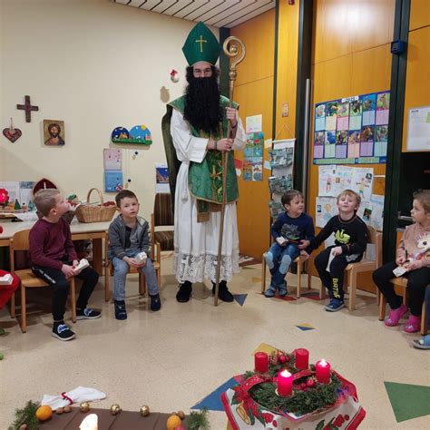 Besuch Nikolaus Kindertagesst Tte Stadt Hollfeld