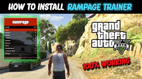 How To Install Rampage Trainer In Gta Gta Mod Menu Youtube