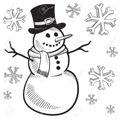 snow man clipart black and white 20 free Cliparts | Download images on Clipground 2024