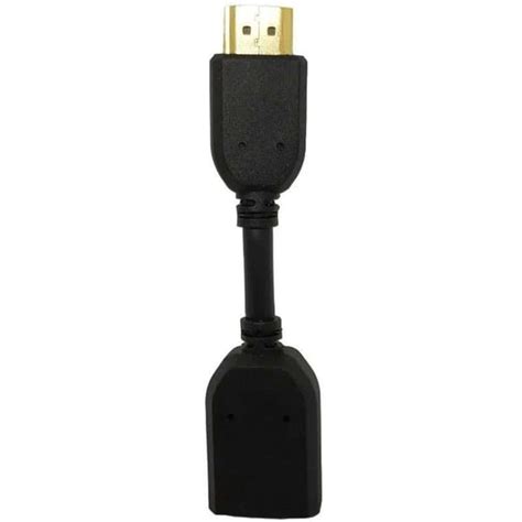 Adaptador Extensor Hdmi Macho X Femea 10cm na Eletrônicos Componentes