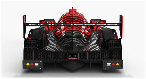 Rebellion Racing R13 LMP1 WEC Season 2018 2019 3D Model 89 3ds Dxf