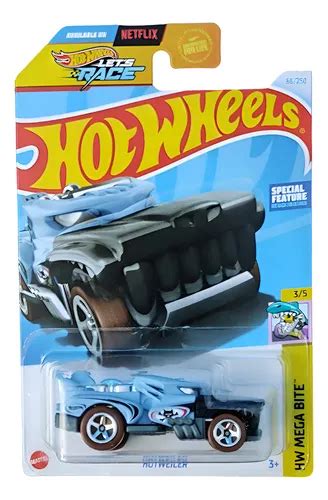Hot Wheels Let S Race Hotweiler Tarjeta Americana Azul Claro MercadoLibre