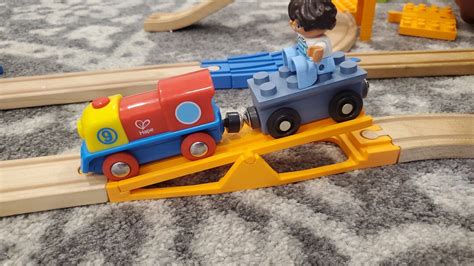 Train See Saw Lever Tracks Compatible With Wooden Tracks Brio