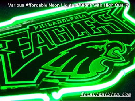 Nfl Philadelphia Eagles D Beer Neon Light Sign Neonlightsign