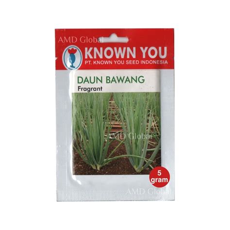 Jual Benih Daun Bawang Bakung Fragrant Known You Seed Isi Gram