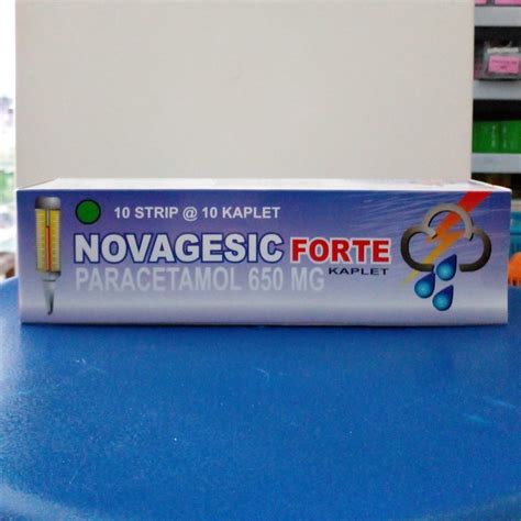 Jual Novagesic Forte Tablet 650 Mg 1 Box 10 Strip 100 Pcs