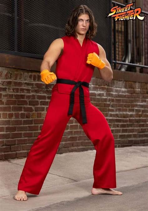 Street Fighter Ken Costume for Men