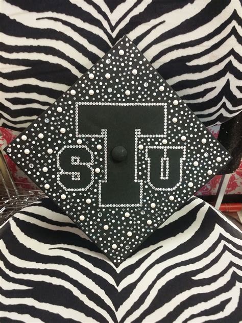 Bling Tarleton State University Graduation Cap Made With Swarovski