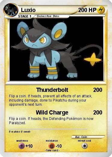 Pokémon Luxio 96 96 - Thunderbolt - My Pokemon Card