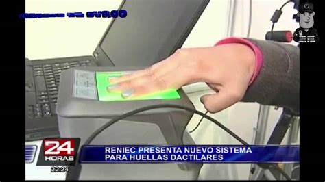 Reniec presenta nuevo sistema de identificación biométrica YouTube