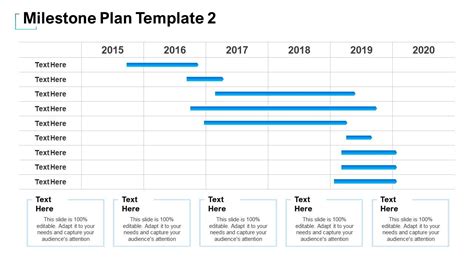 Milestone Plan Template Monthly Milestone Plan Ppt Portfolio