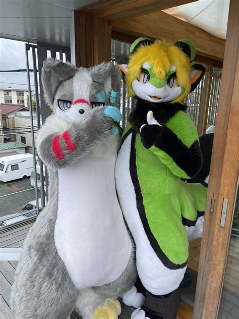 しょうが🫚 On Twitter 身長差萌え🩶💚 Fursuitfriday