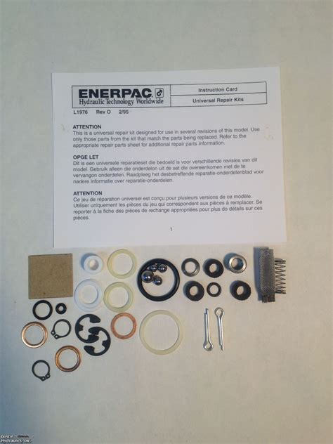 Enerpac P K Repair Parts Kit Gustin Hydraulics