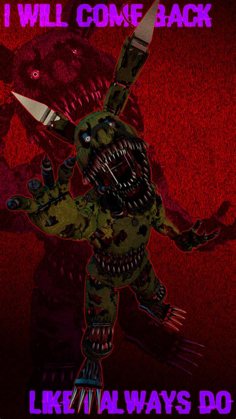 Nightmare Springtrap V2 By Yourogrelord On Deviantart