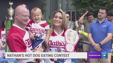 Port Richey couple to defend titles at 2023 Nathan's Hot Dog Eating ...