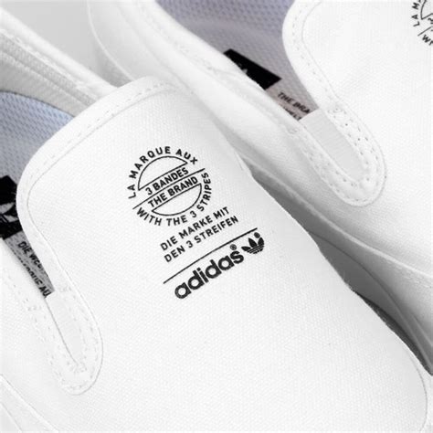 Adidas Matchcourt Slip White White White Adidas Skateboarding Footwear