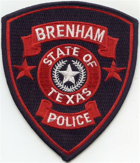 Brenham Texas Tx Police Patch Ebay