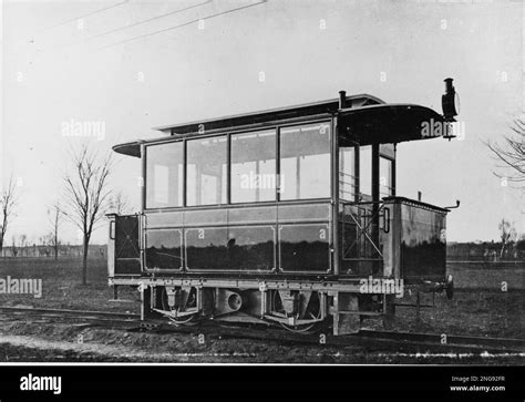 Germanys First Electric Streetcar Manufactured By Siemens And Halske