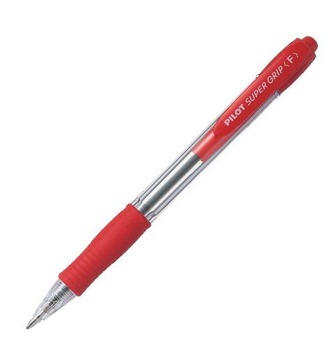 Pilot Super Grip Ballpoint Pen Fine Retractable Bpgp R F