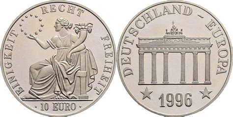 Deutschland Medaille Europa Euro Vz Ma Shops