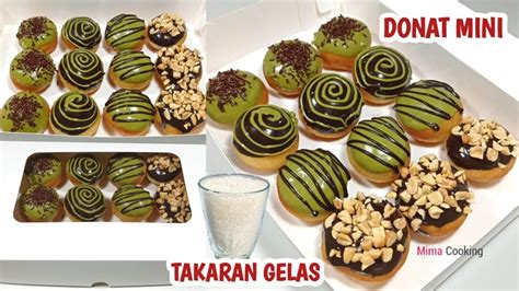 Donat Mini Takaran Gelas Cocok Untuk Jualan Empuk Dan Lembut Youtube