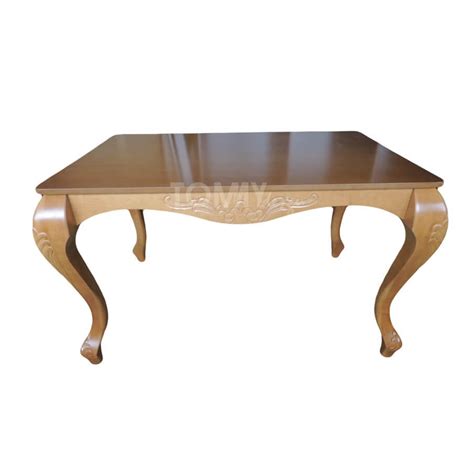 Mesa De Jantar Cl Ssica Mel Entalhada Tampo X Tommy Design