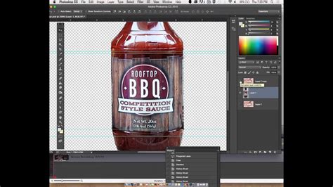 Adobe Photoshop Part 2 Wrap Package Design Around Bottle Youtube