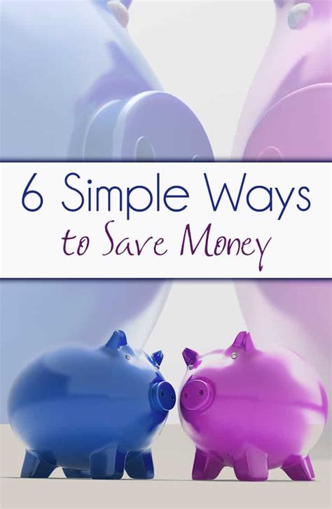 Simple Ways To Save Money